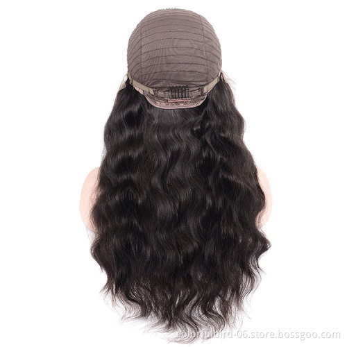 Raw Indian Remy Human Hair Wig with 13*4 frontal Wholesale Virgin Lace Closure Wig 13*4 lace front body wave wig